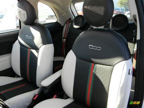 fiat gucci seats|Gucci Fiat 500 hatchback.